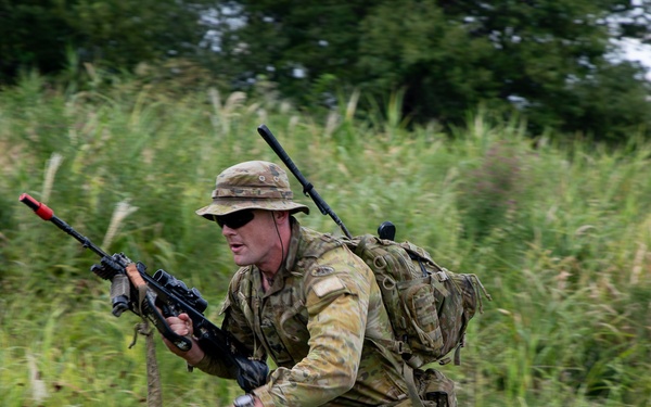 U.S. Army, Australian Soldiers and Japan Ground Self-Defense members are conducting familiarization training prior to the upcoming live fire training.