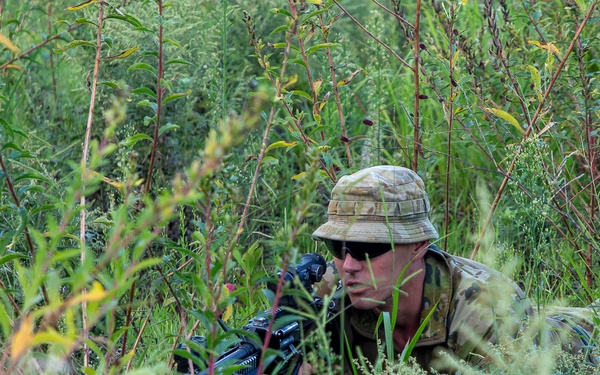 U.S. Army, Australian Soldiers and Japan Ground Self-Defense members are conducting familiarization training prior to the upcoming live fire training.