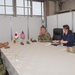 Lt. Gen. Makoto Sato, commanding general of the Japan Ground Self-Defense Force Middle Army 3rd Division, visited Brig. Gen. James K. Dooghan, commanding general of U.S. Army Japan, during Orient Shield 25 at Sekiyama Training Area, Sept. 18.