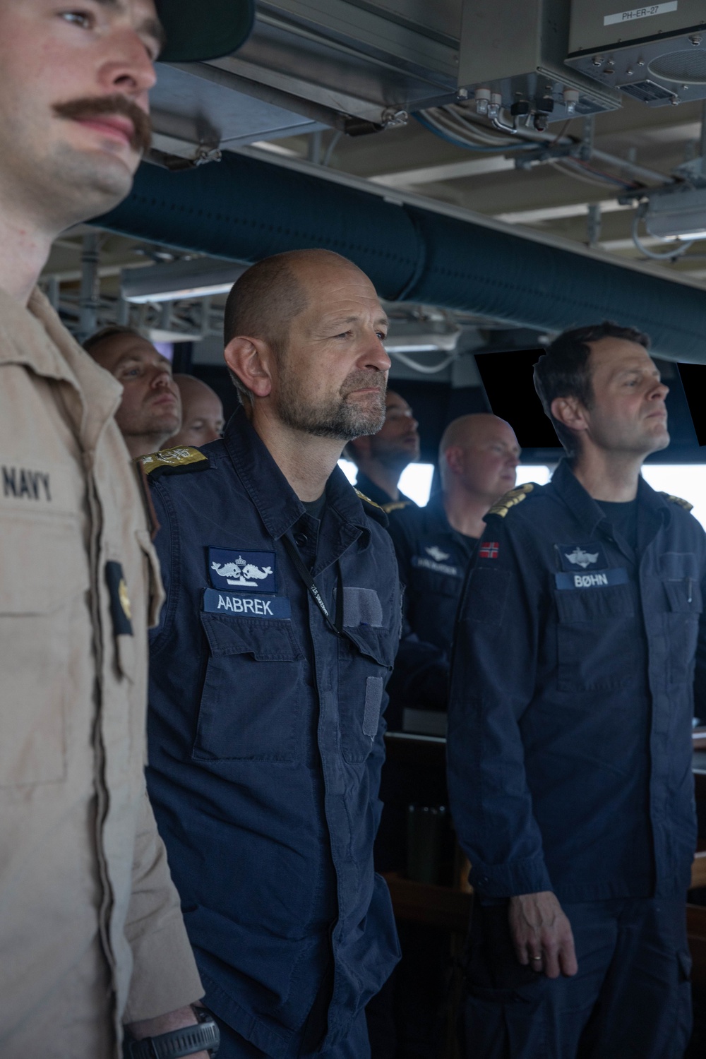 Norwegian Royal Navy Leaders Tour USS Gerald R. Ford (CVN 78)