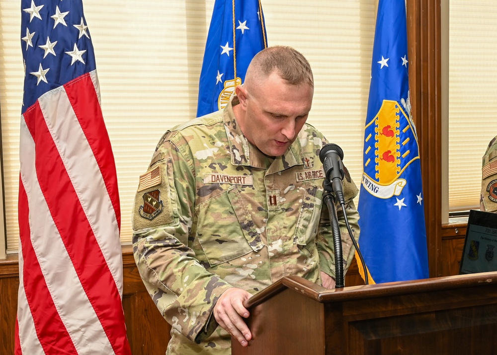 The 70th Intelligence, Surveillance, Reconnaissance Wing celebrates its 25th anniversary