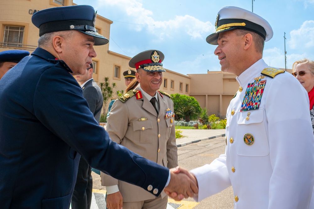 BRIGHT STAR 25: CENTCOM Commander Admiral Cooper visits CEAB