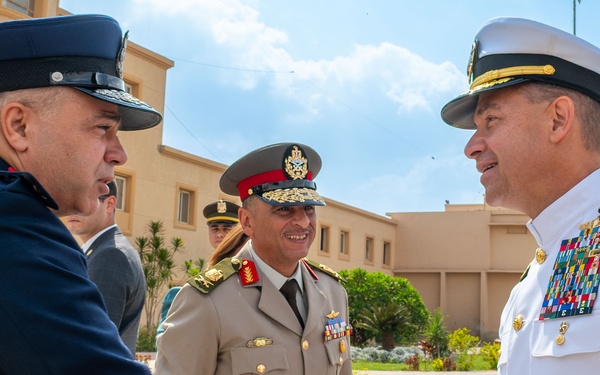 BRIGHT STAR 25: CENTCOM Commander Admiral Cooper visits CEAB