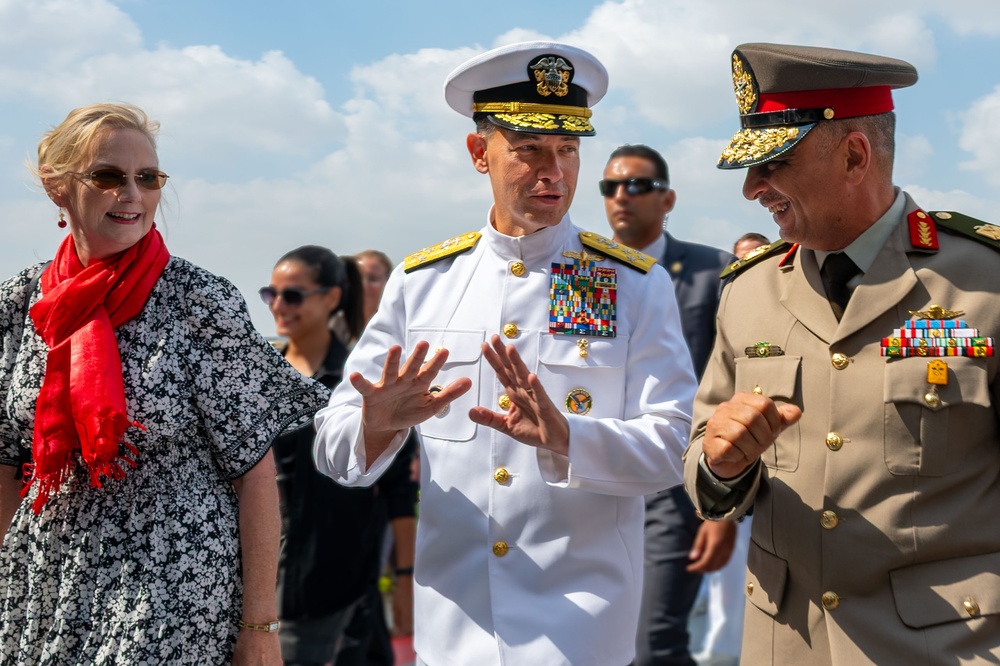 BRIGHT STAR 25: CENTCOM Commander Admiral Cooper visits CEAB