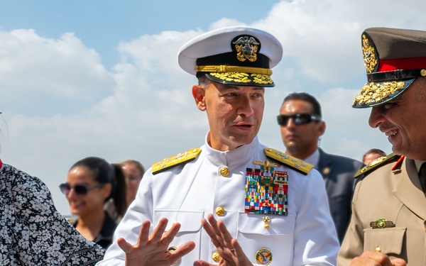 BRIGHT STAR 25: CENTCOM Commander Admiral Cooper visits CEAB