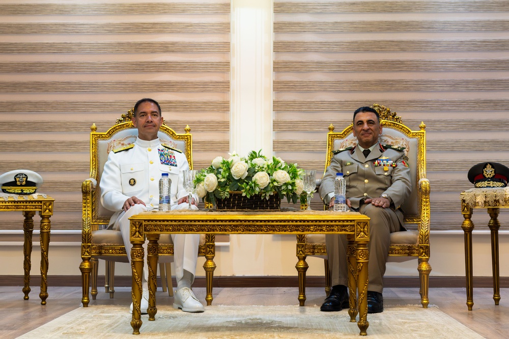 BRIGHT STAR 25: CENTCOM Commander Admiral Cooper visits CEAB