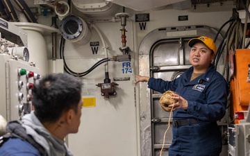 USS Dewey conducts General Quarters