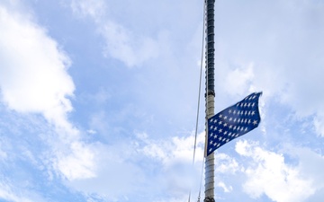 Departing Okinawa, USS Dewey (DDG 105)