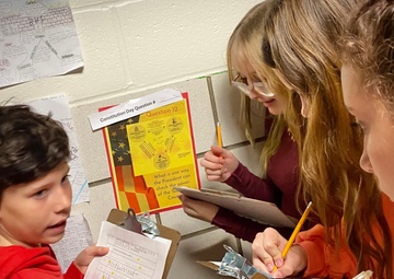 DoDEA Americas Students Celebrate Constitution Day with Engaging Scavenger Hunt, Fostering Civic Awareness