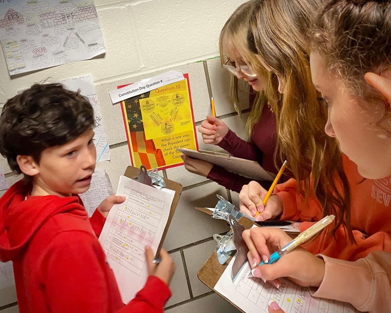 DoDEA Americas Students Celebrate Constitution Day with Engaging Scavenger Hunt, Fostering Civic Awareness