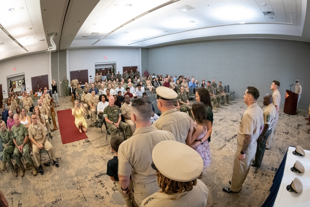Cherry Point Celebrates Promotions to Chief Petty Officer, Honorary Chiefs