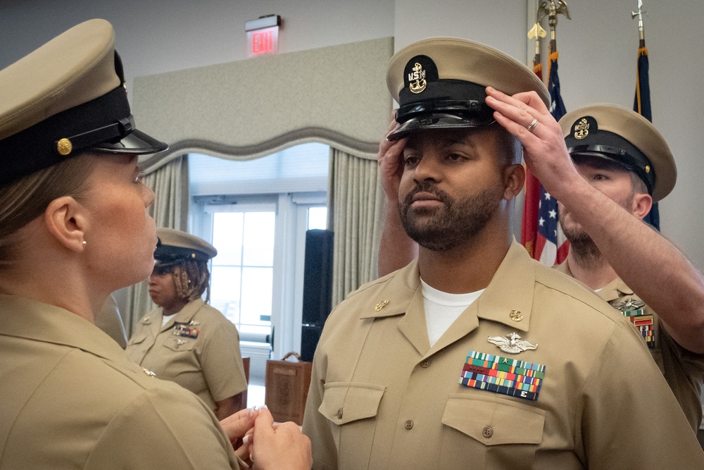Cherry Point Celebrates Promotions to Chief Petty Officer, Honorary Chiefs