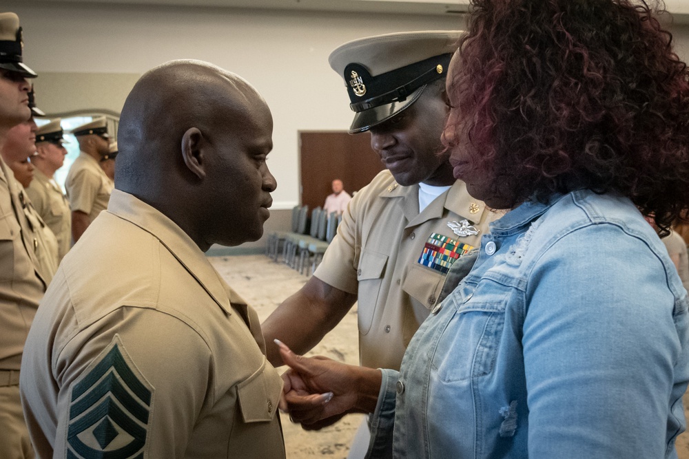 Cherry Point Celebrates Promotions to Chief Petty Officer, Honorary Chiefs