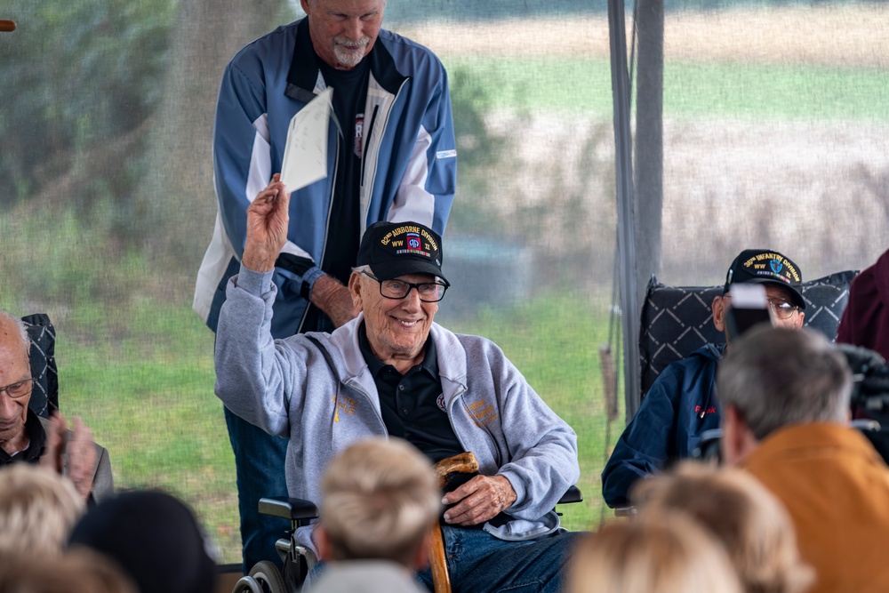 WWII Veterans Return to Groesbeek 81 Years After Market Garden to Share Stories with Dutch Students