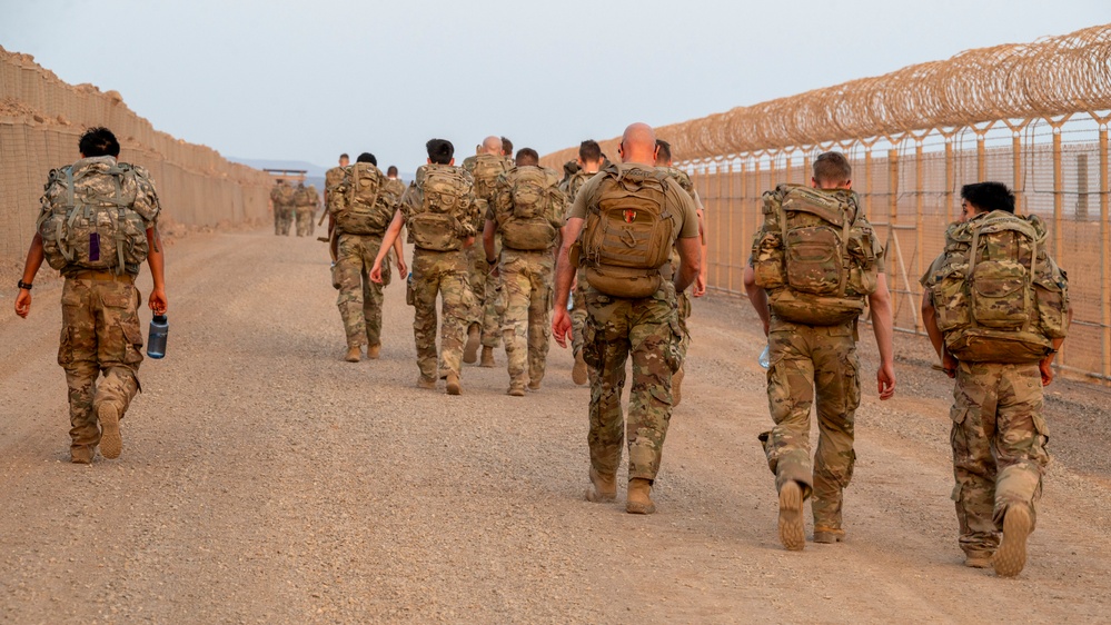 U.S. Military personnel participate in trials for the German Armed Forces Proficiency Badge