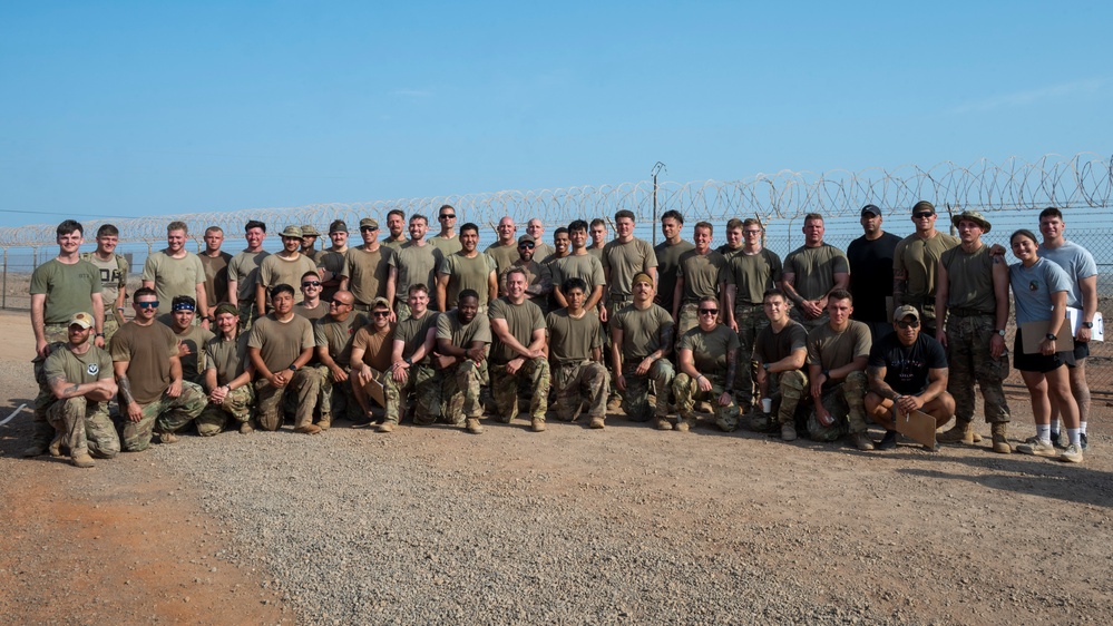 U.S. Military personnel participate in trials for the German Armed Forces Proficiency Badge
