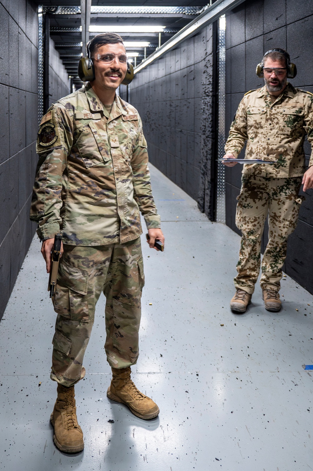 U.S. Military personnel participate in trials for the German Armed Forces Proficiency Badge