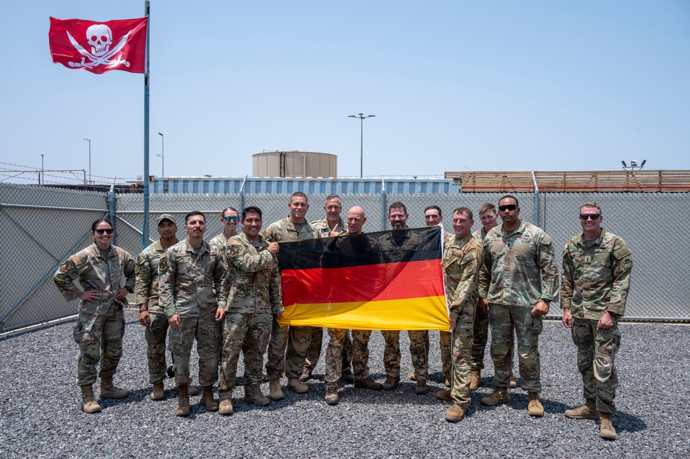 U.S. Military personnel participate in trials for the German Armed Forces Proficiency Badge