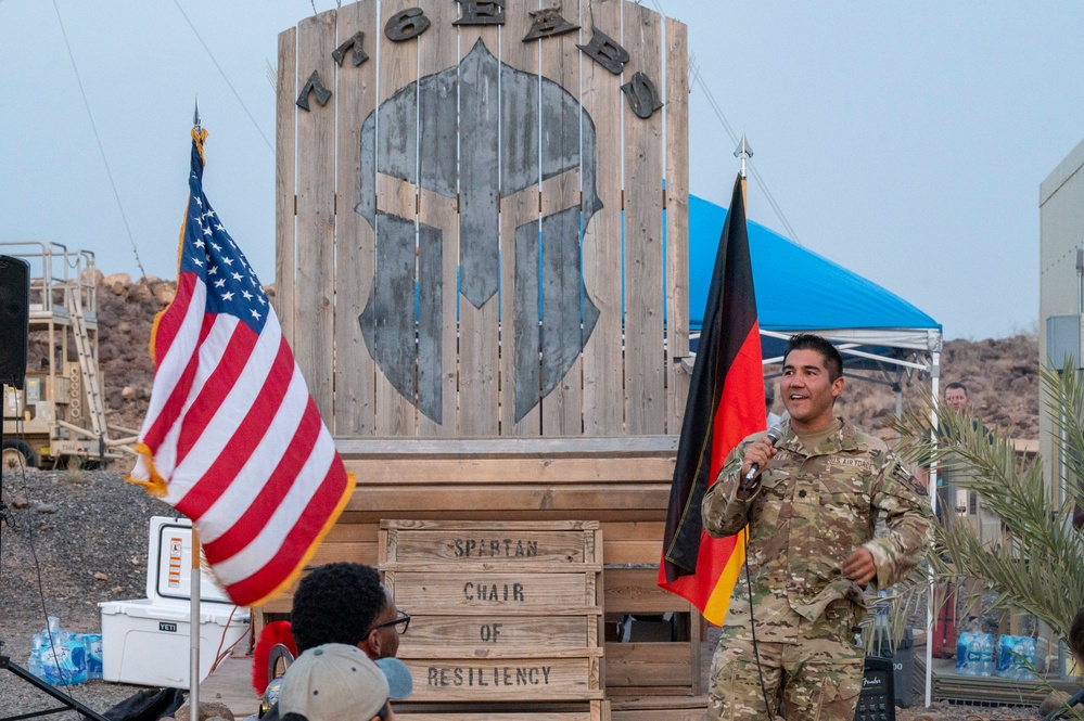 U.S. Military personnel participate in trials for the German Armed Forces Proficiency Badge