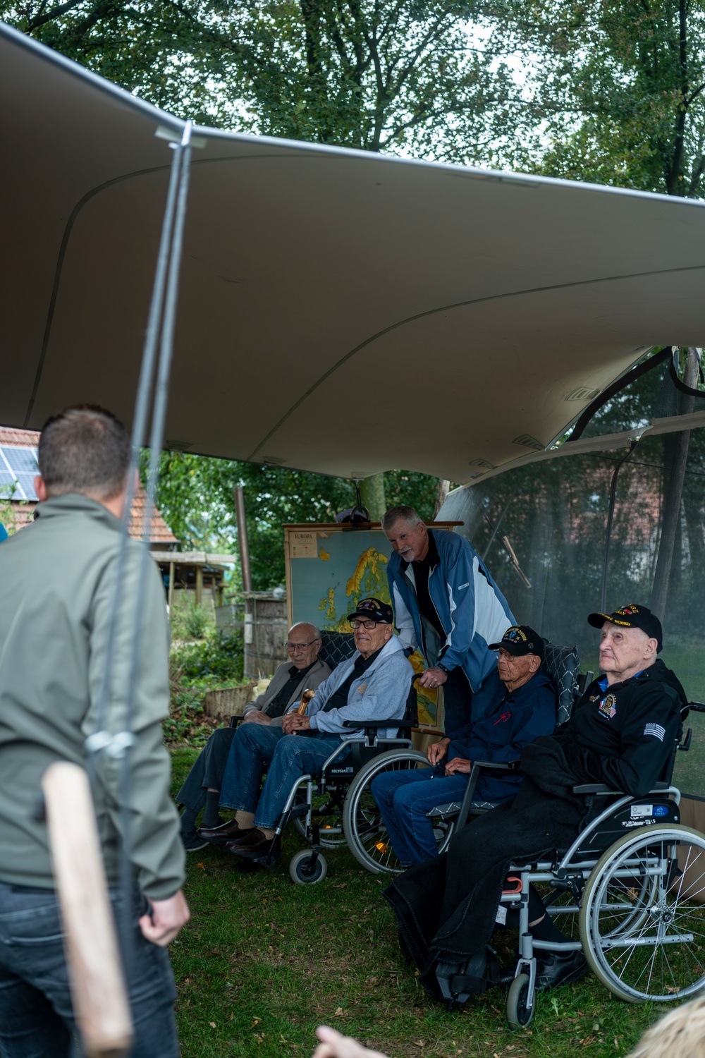 WWII Veterans Return to Groesbeek 81 Years After Market Garden to Share Stories with Dutch Students