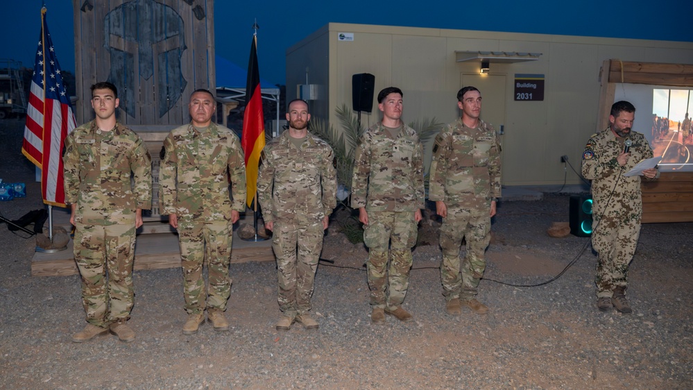U.S. Military personnel participate in trials for the German Armed Forces Proficiency Badge