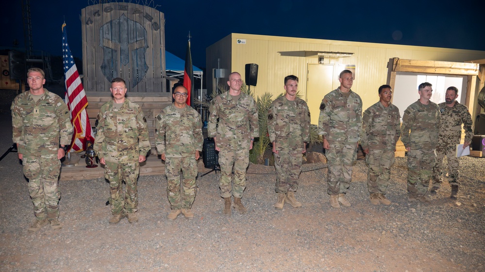 U.S. Military personnel participate in trials for the German Armed Forces Proficiency Badge