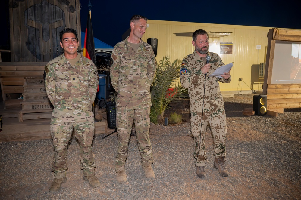 U.S. Military personnel participate in trials for the German Armed Forces Proficiency Badge