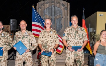 U.S. Military personnel participate in trials for the German Armed Forces Proficiency Badge