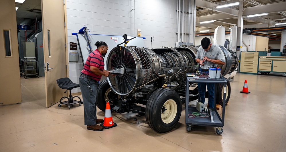 Full throttle: 81st TRSS puts F-15 engine on display
