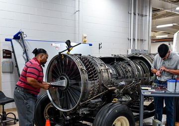 Full throttle: 81st TRSS puts F-15 engine on display