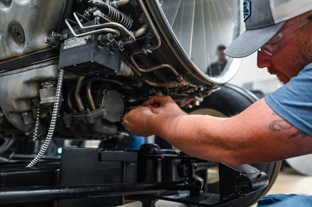 Full throttle: 81st TRSS puts F-15 engine on display
