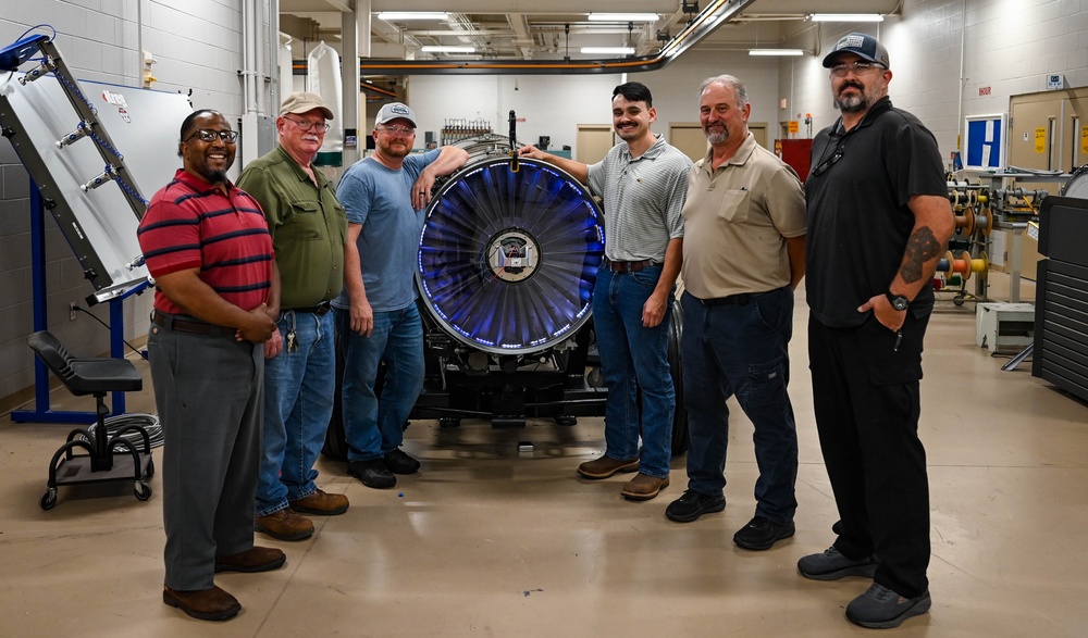 Full throttle: 81st TRSS puts F-15 engine on display