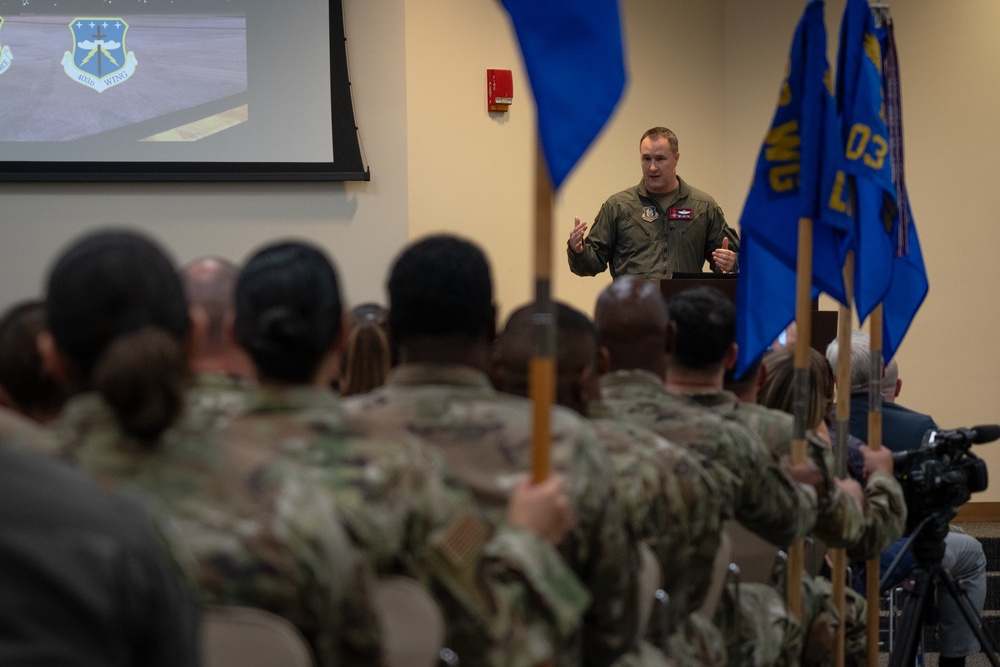 Col. Jaret Fish assumes command of 403rd Wing at Keesler Air Force Base