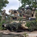 U.S. Soldiers prepare an M1A2 Abrams tank before Iron Defender-25