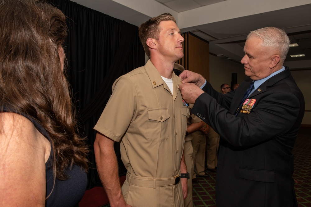 Fleet Readiness Center Southeast pins its Fiscal Year 2026 Petty Officers.