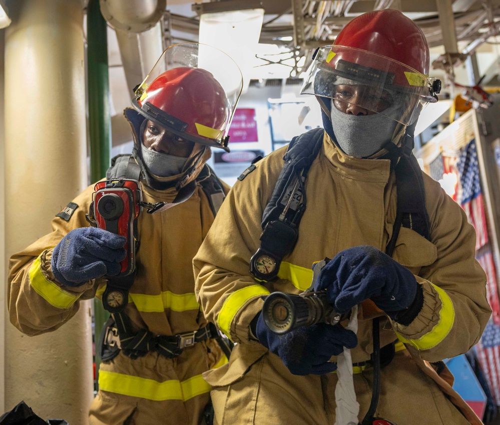 USS Dewey conducts routine General Quarters