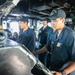 USS Mitscher (DDG 57) Sailor mans bridge helm