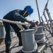 USS Mitscher (DDG 57) secures mooring line