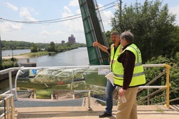 Guarding the Great Lakes:  ASA(CW) Visits Brandon Road Interbasin Project