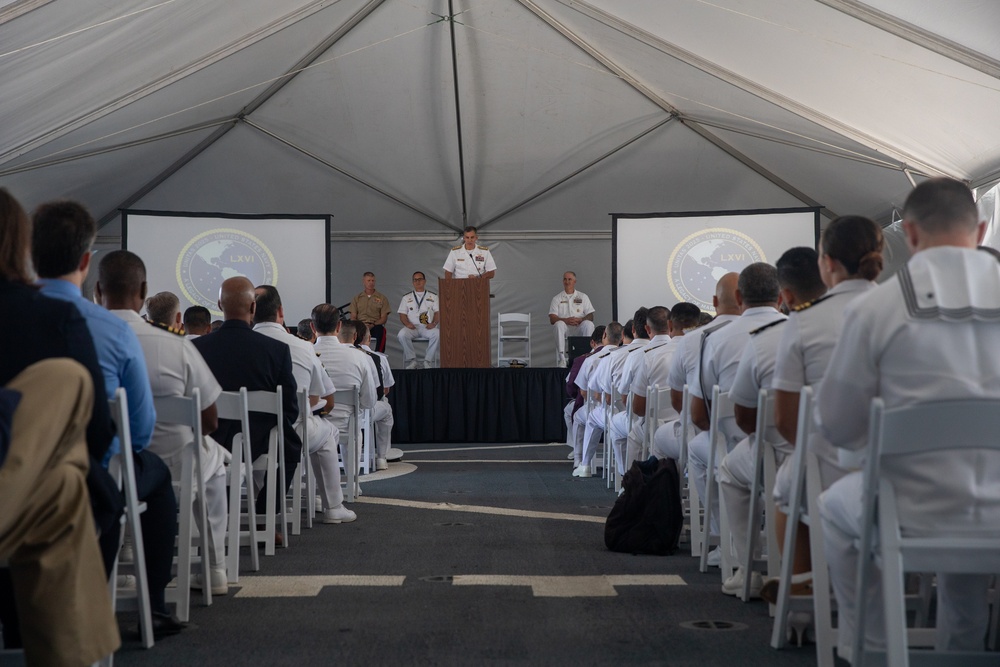 USS Arlington Hosts UNITAS 2025 Opening Ceremony