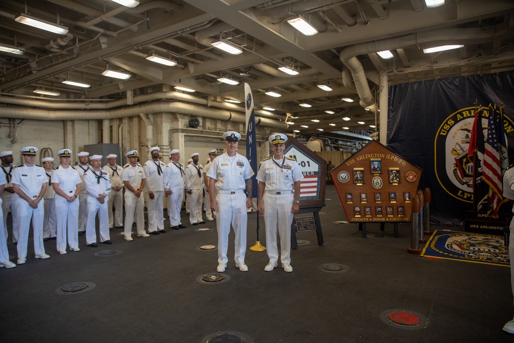 USS Arlington Hosts UNITAS 2025 Opening Ceremony