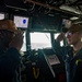USS Higbee Conducts Watchstanding on the Bridge