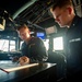 USS Higbee Conducts Watchstanding on the Bridge
