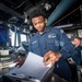 USS Higbee Conducts Watchstanding on the Bridge