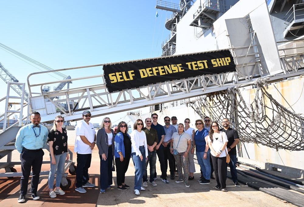 Future Oxnard Leaders Tour Self Defense Test Ship, Learn About Warfare Center’s Mission