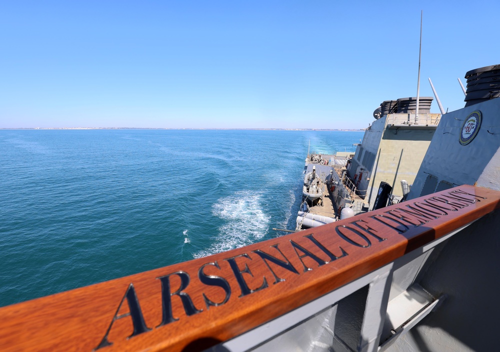USS Roosevelt Departs for Scheduled Deployment