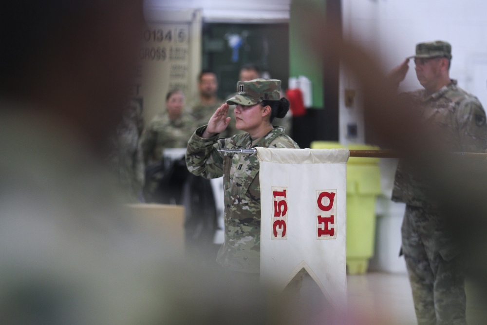 351st Aviation Support Battalion conducts change of command ceremony