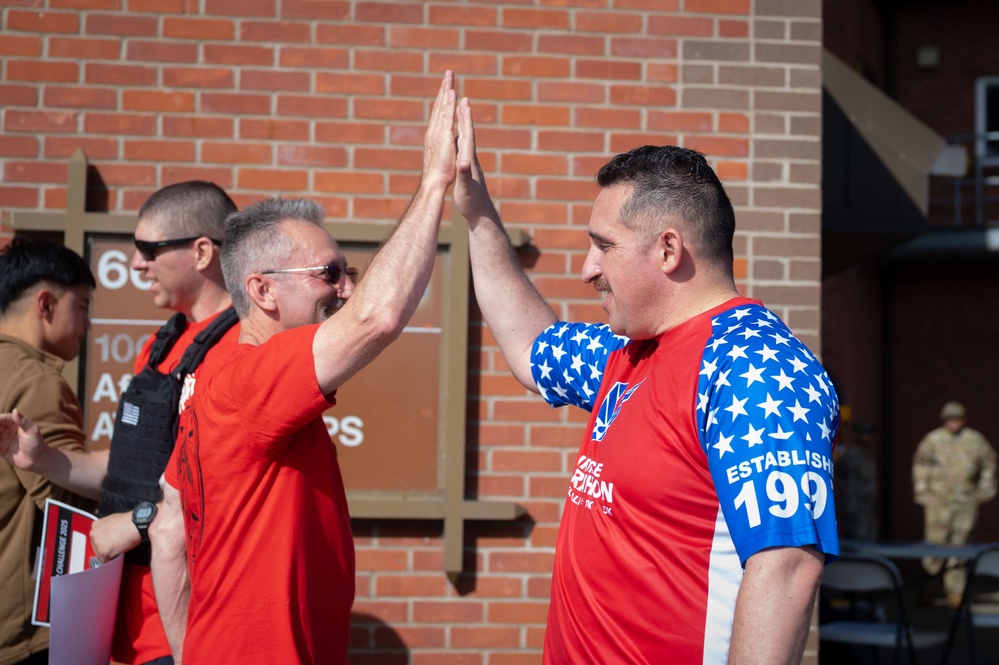9/11 Memorial Climb: RAF Mildenhall Firefighters Honor First Responders