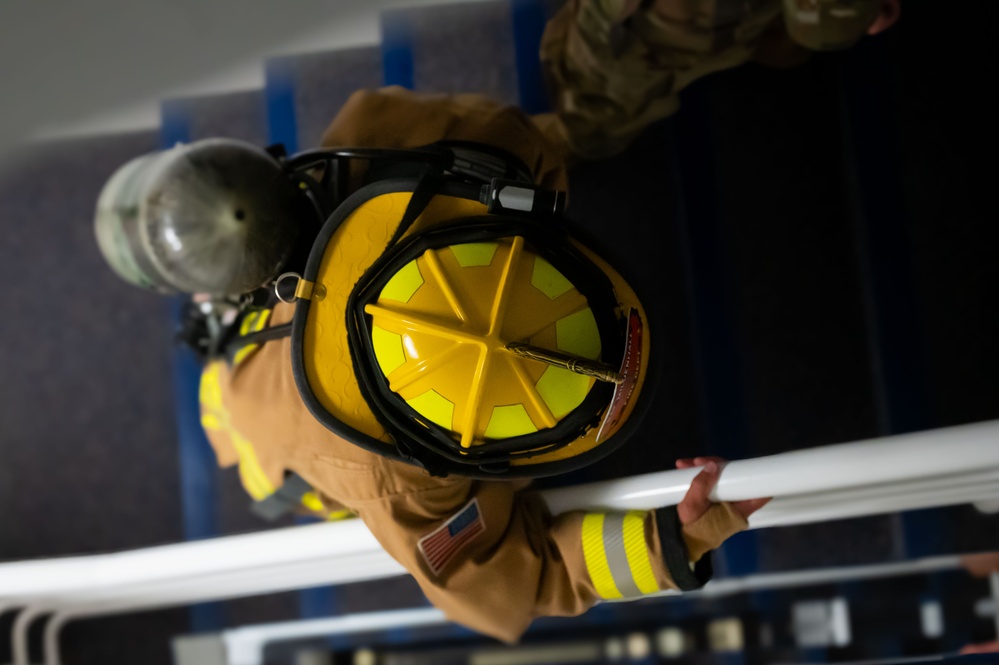 9/11 Memorial Climb: RAF Mildenhall Firefighters Honor First Responders