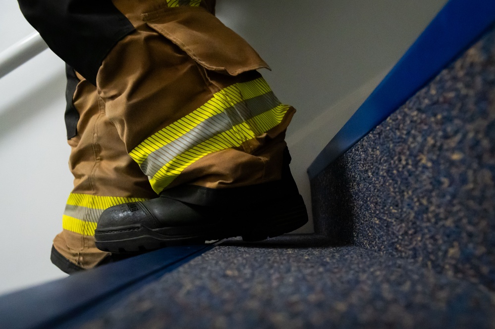 9/11 Memorial Climb: RAF Mildenhall Firefighters Honor First Responders